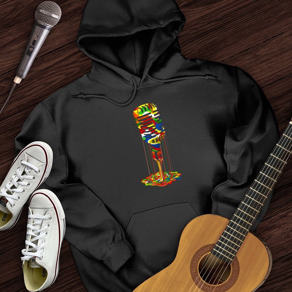 Melting Microphone Hoodie