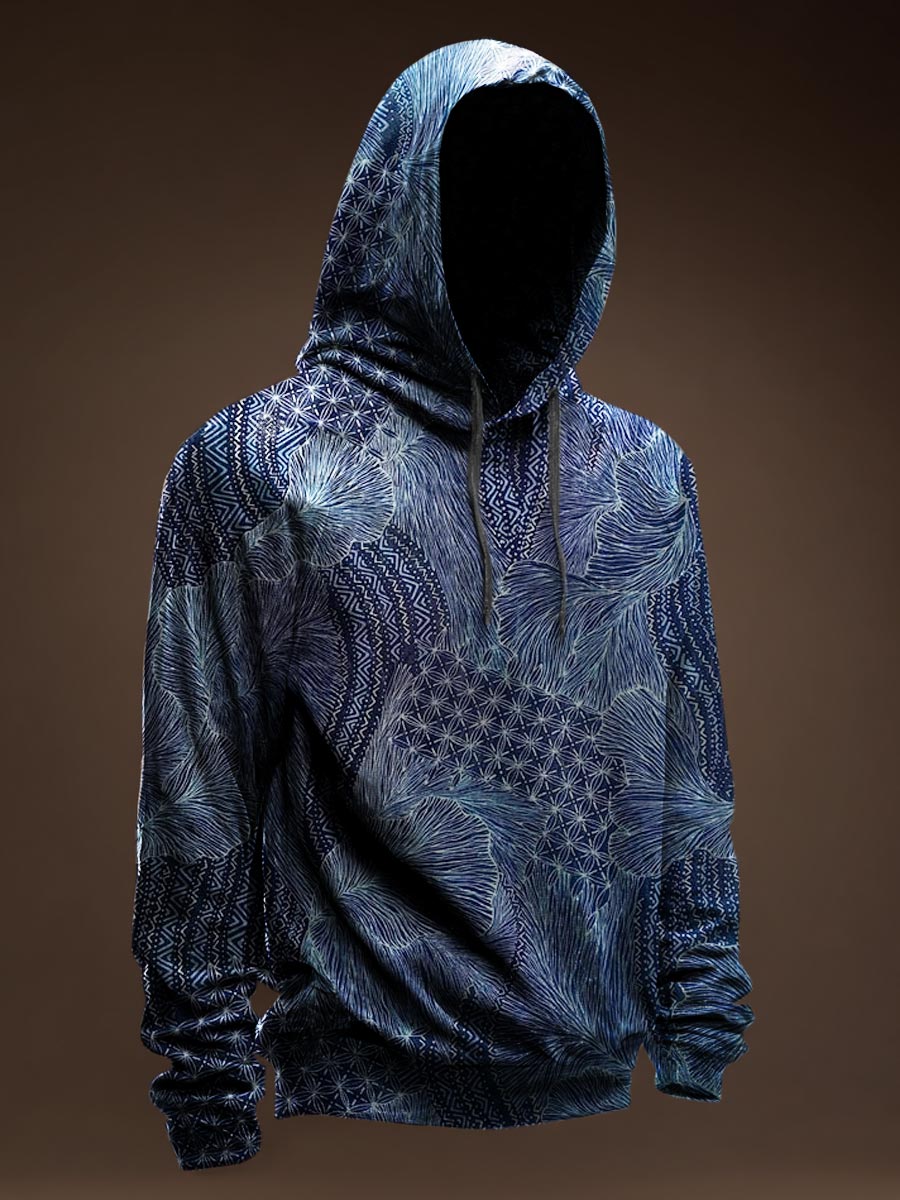 Ethnic Style Pattern Casual Hoodie Sweatshirt