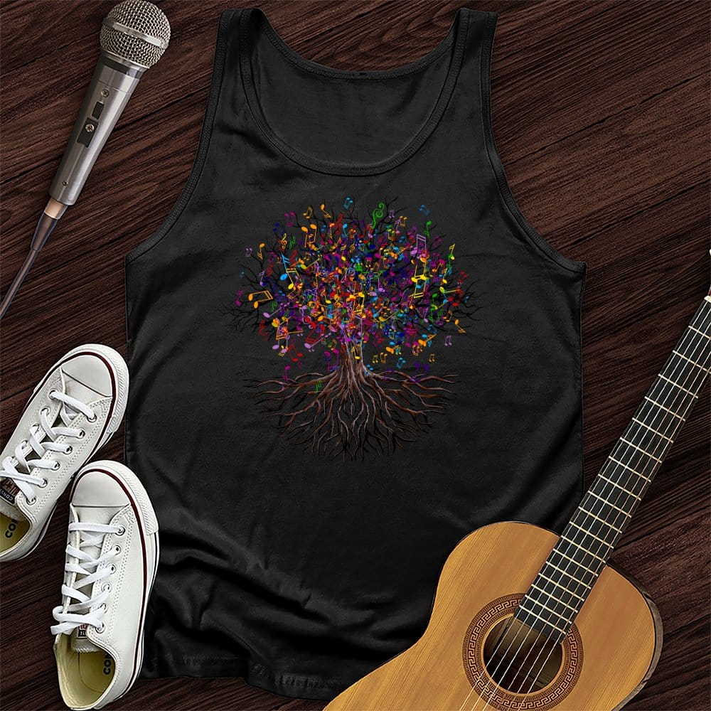 Music Note Tree Tank Top