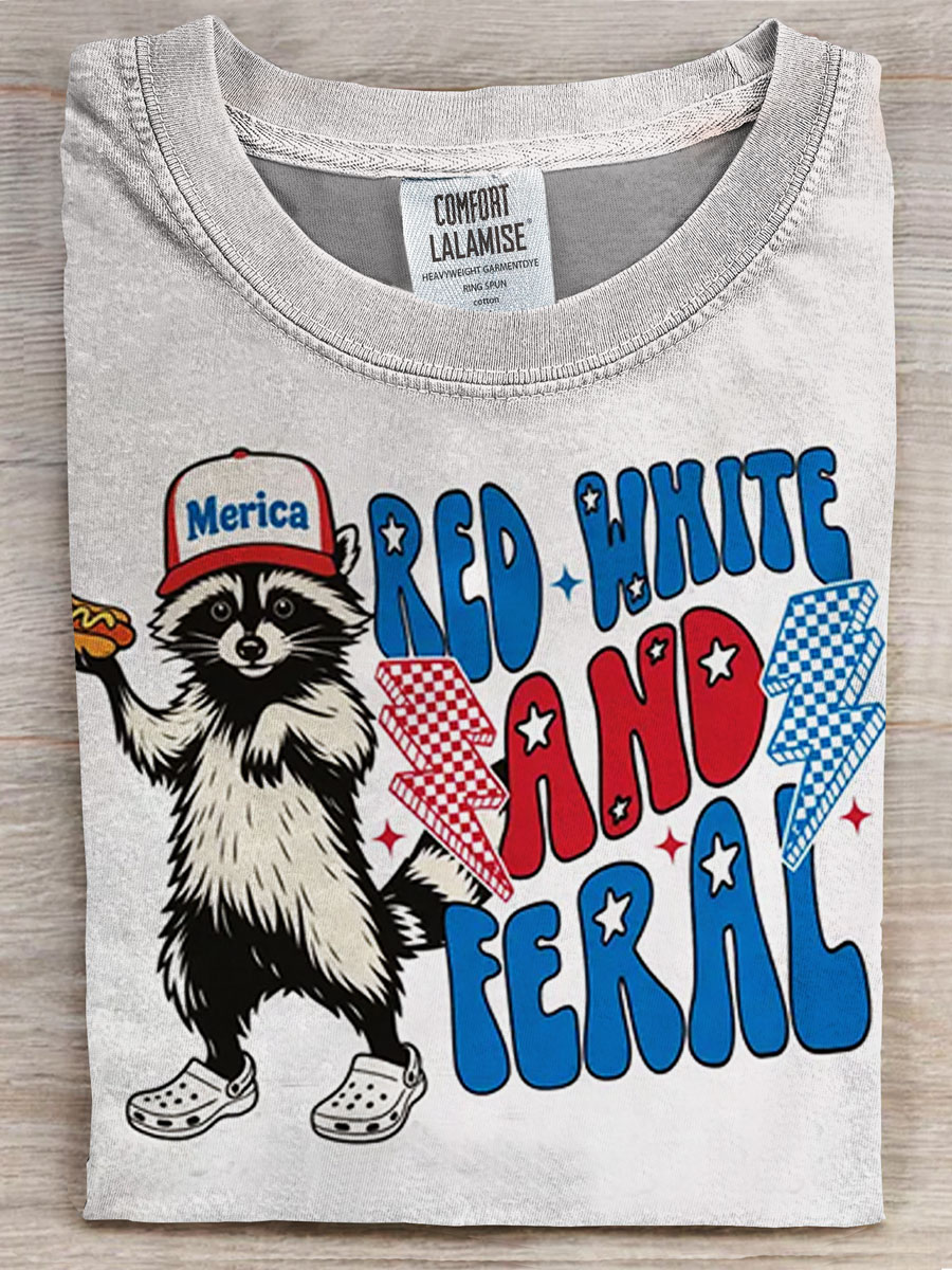 Independence Day Prints Casual T-shirt