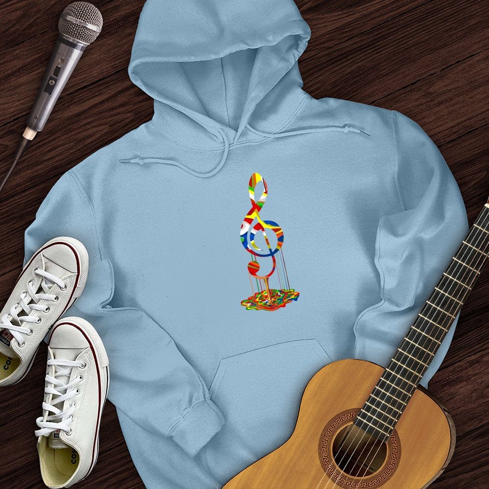 Melting Treble Clef Hoodie