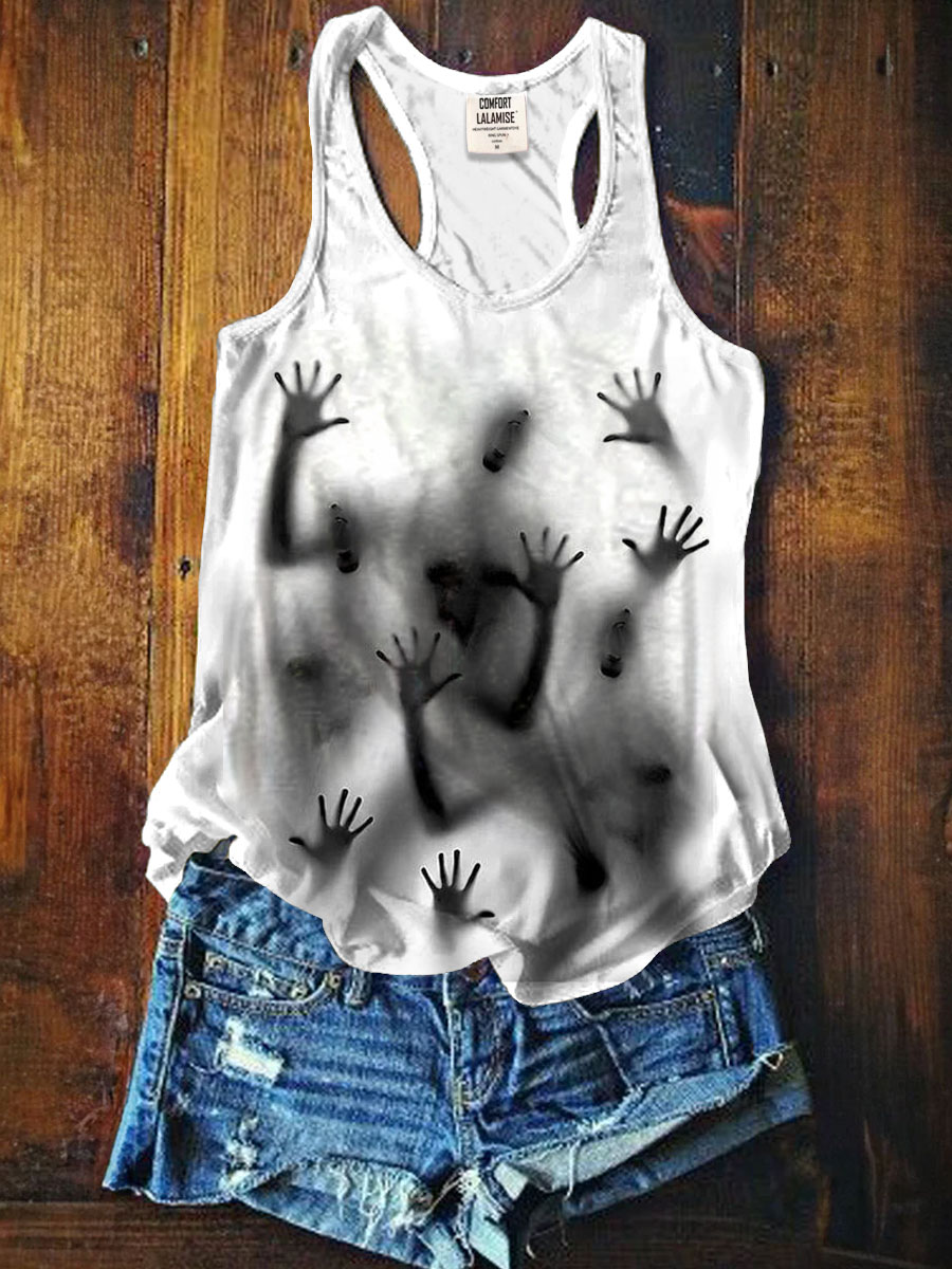 Horror Art Print Tank Top