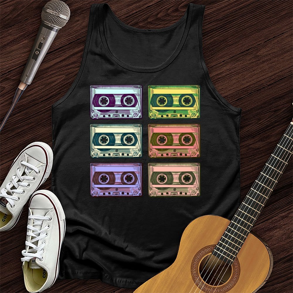 Retro Rock Tapes Tank Top