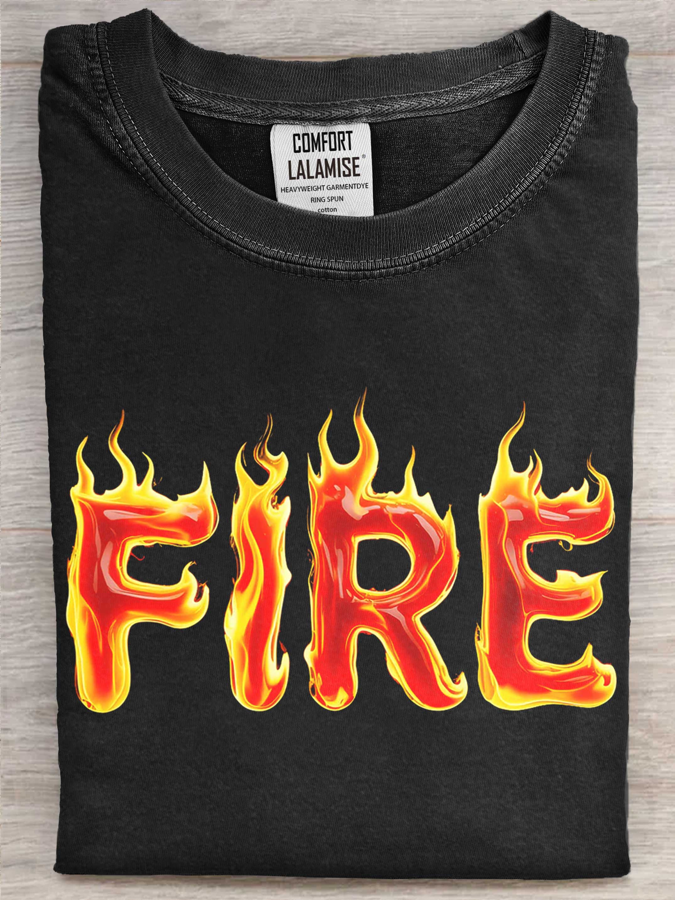 Fire And Ice Halloween Matching Couple Last Minute Art Print Causal Cotton Short Sleeve T-shirt