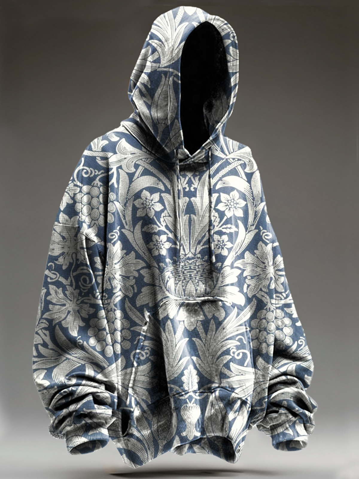 Unisex Vintage Abstract Ethnic Floral Totem Art Print Casual Sweatshirt