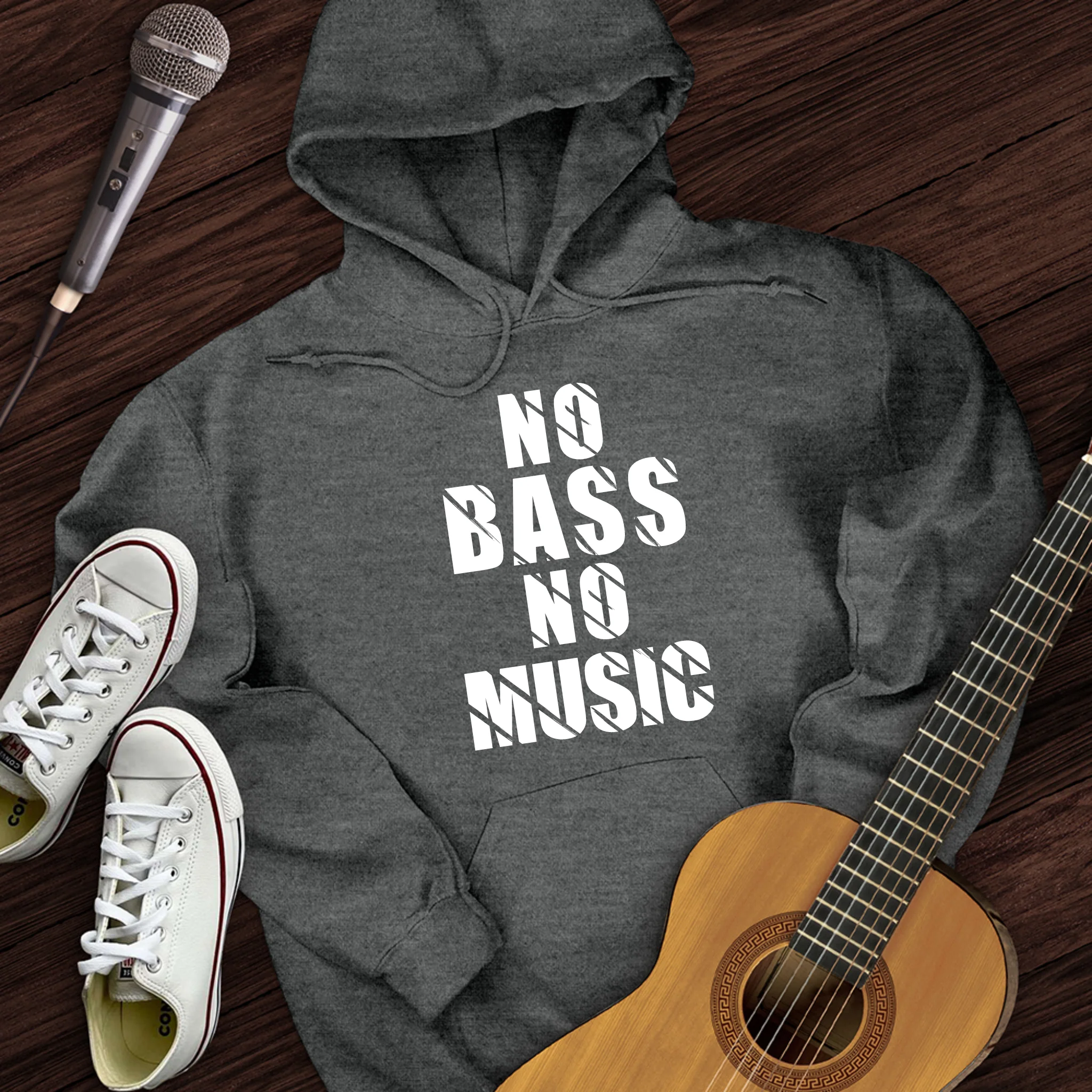 No Bass No Music Hoodie