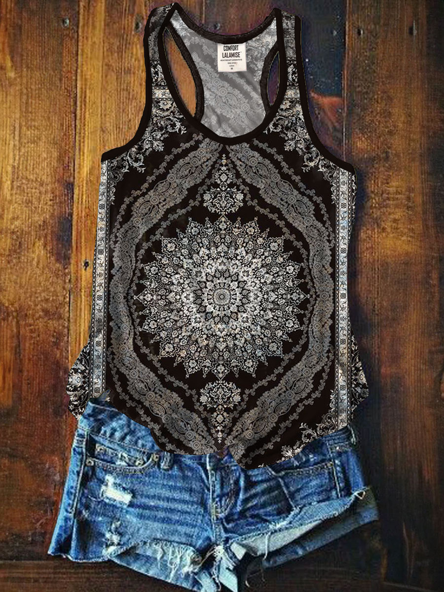Vintage Ethic Art Print Tank Top