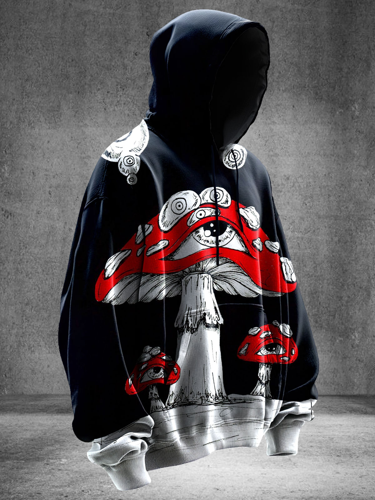 Mushroom Fancy Art Print Casual Sweatshirt