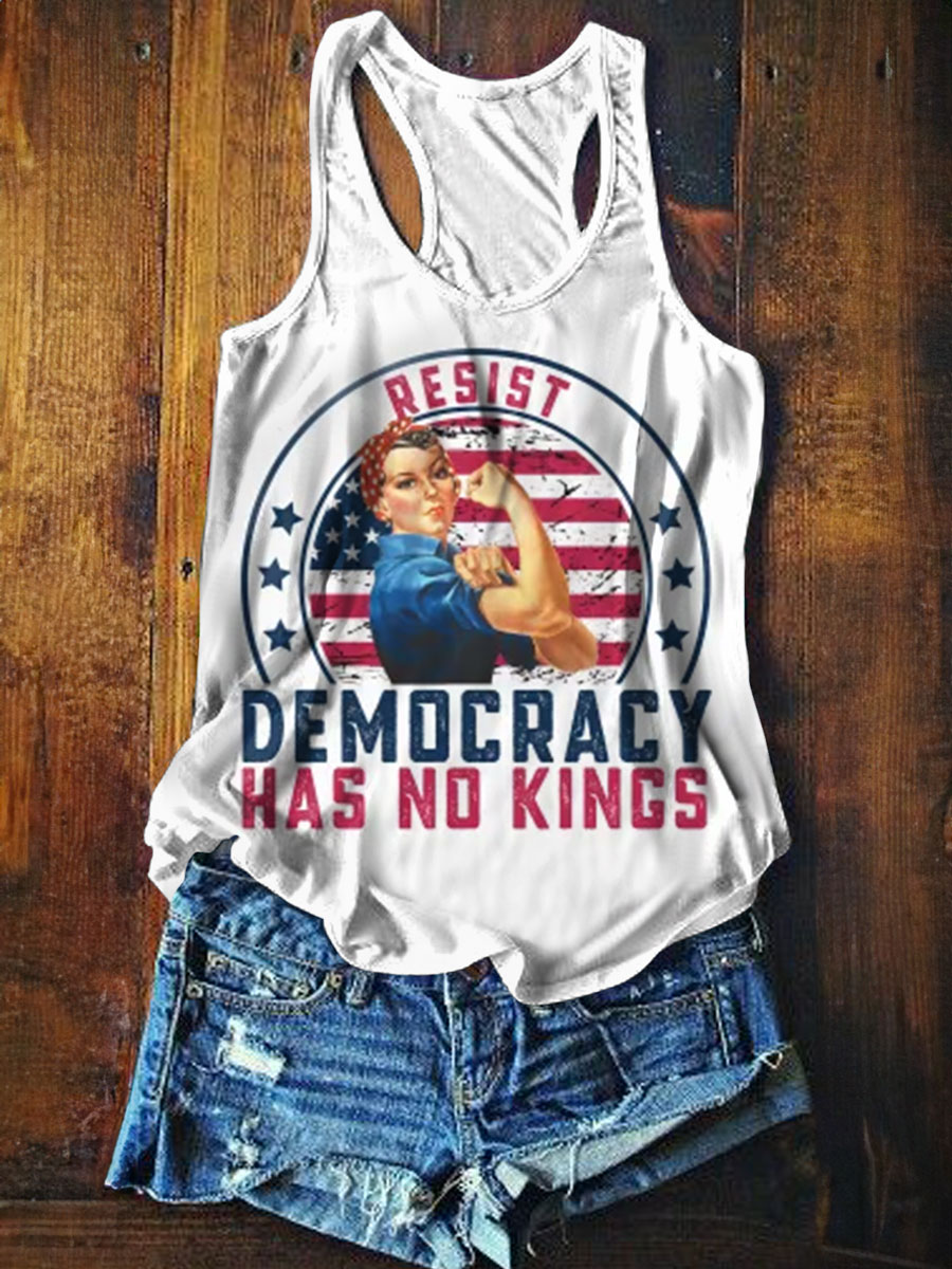 Independence Day Print Tank Top