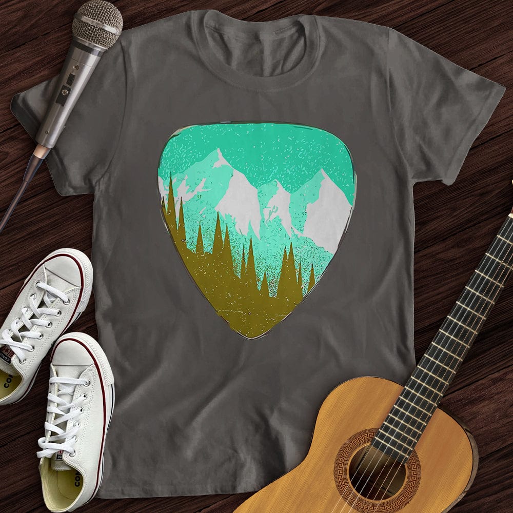 Mountain Guitar Pick T-Shirt