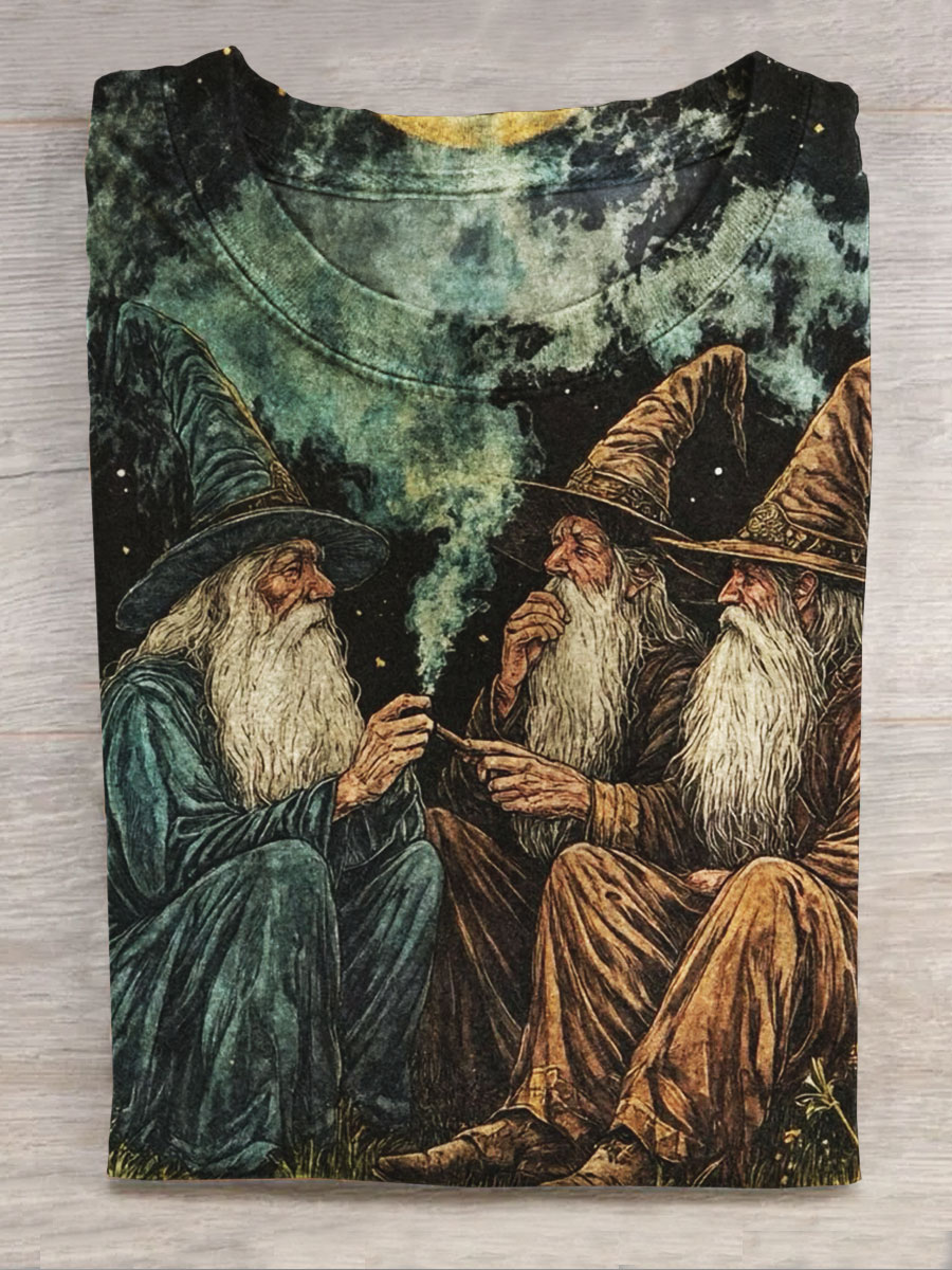 Dark Fantasy Art Print Short Sleeve Top