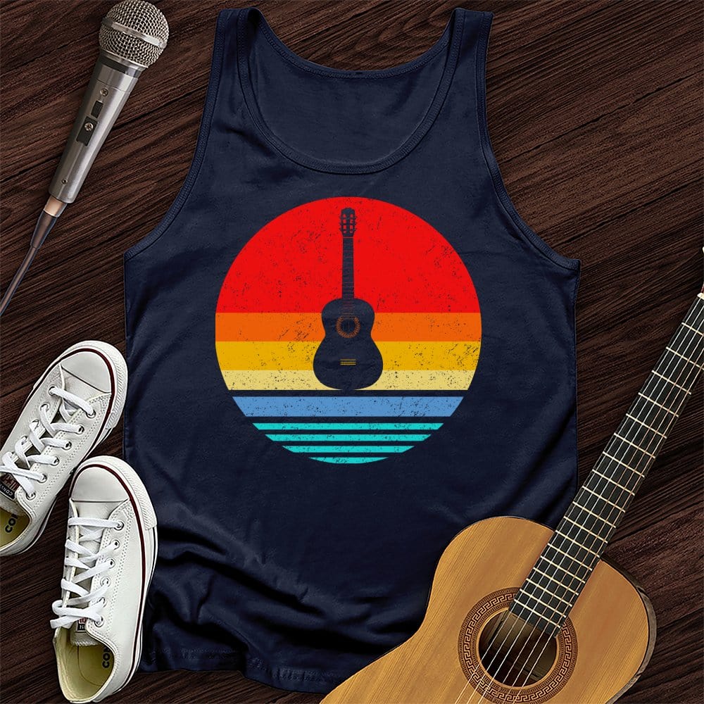 Colorful Vintage Guitar Tank Top