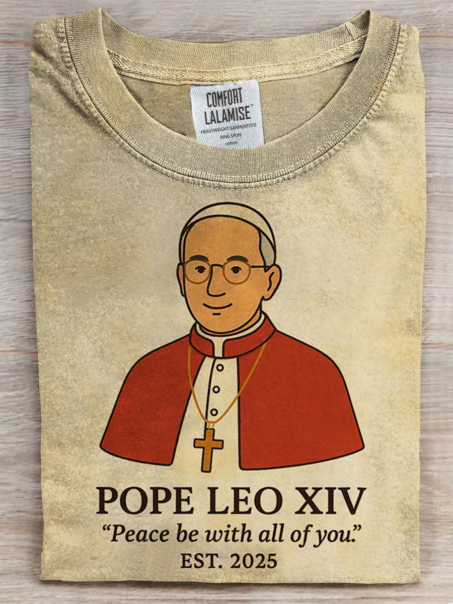 Catholicism Prints Casual T-shirt