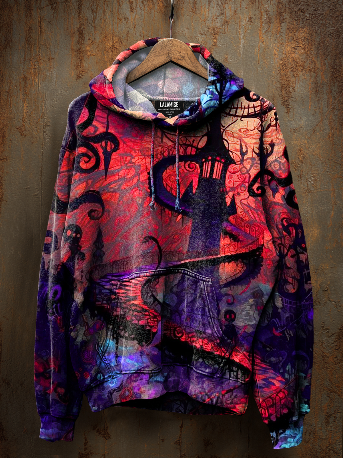 Fantacy Vintage Halloween Art Print Casual Sweatshirt Art Print Casual Sweatshirt