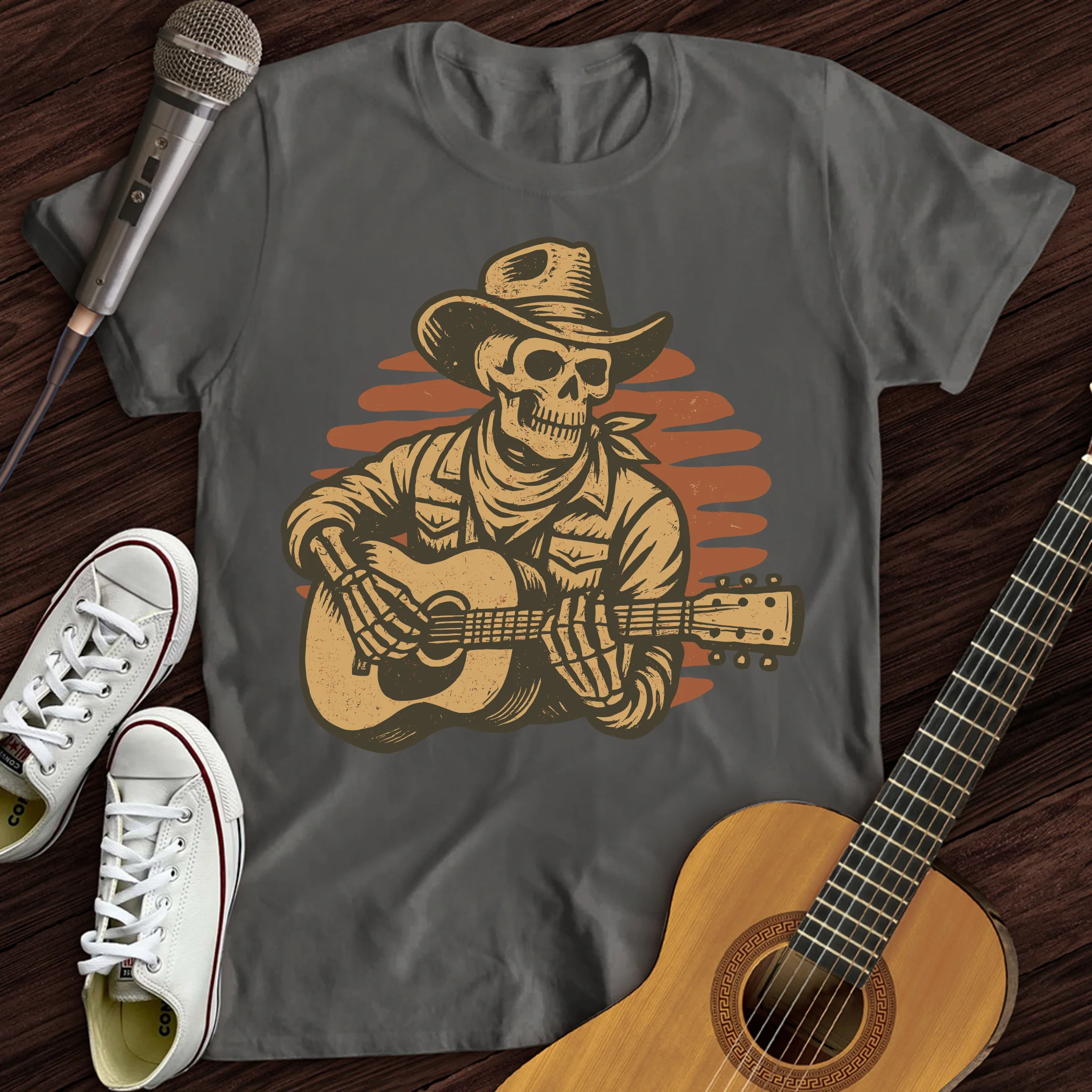 Six String Skeleton T-Shirt