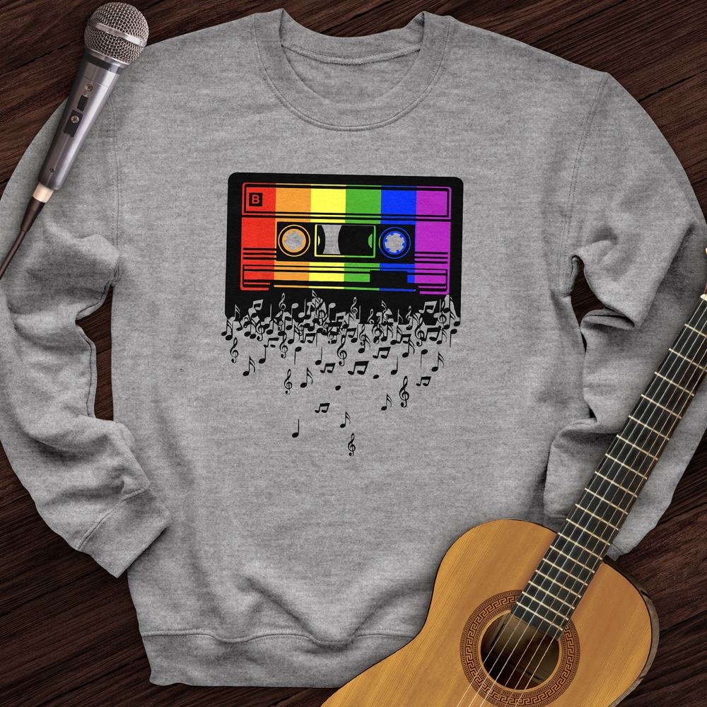 Melting Cassette Tape Crewneck