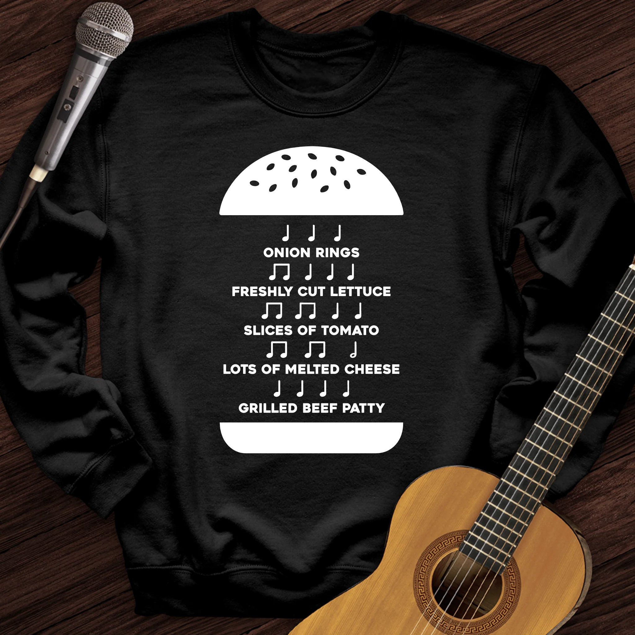 Burger Music Crewneck