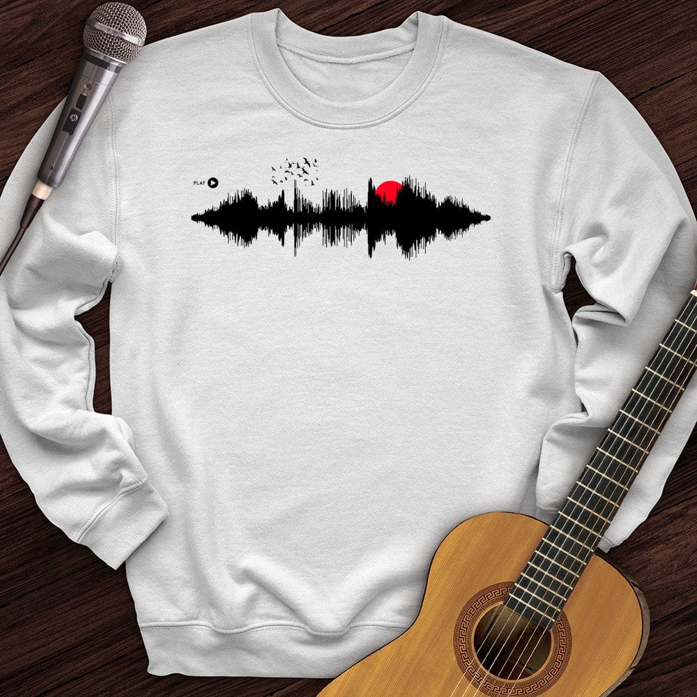 Sunset Soundwave Crewneck