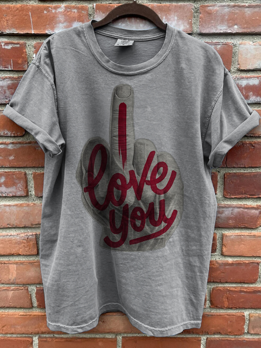 Vintage Art Print Casual T-shirt For Men And Women