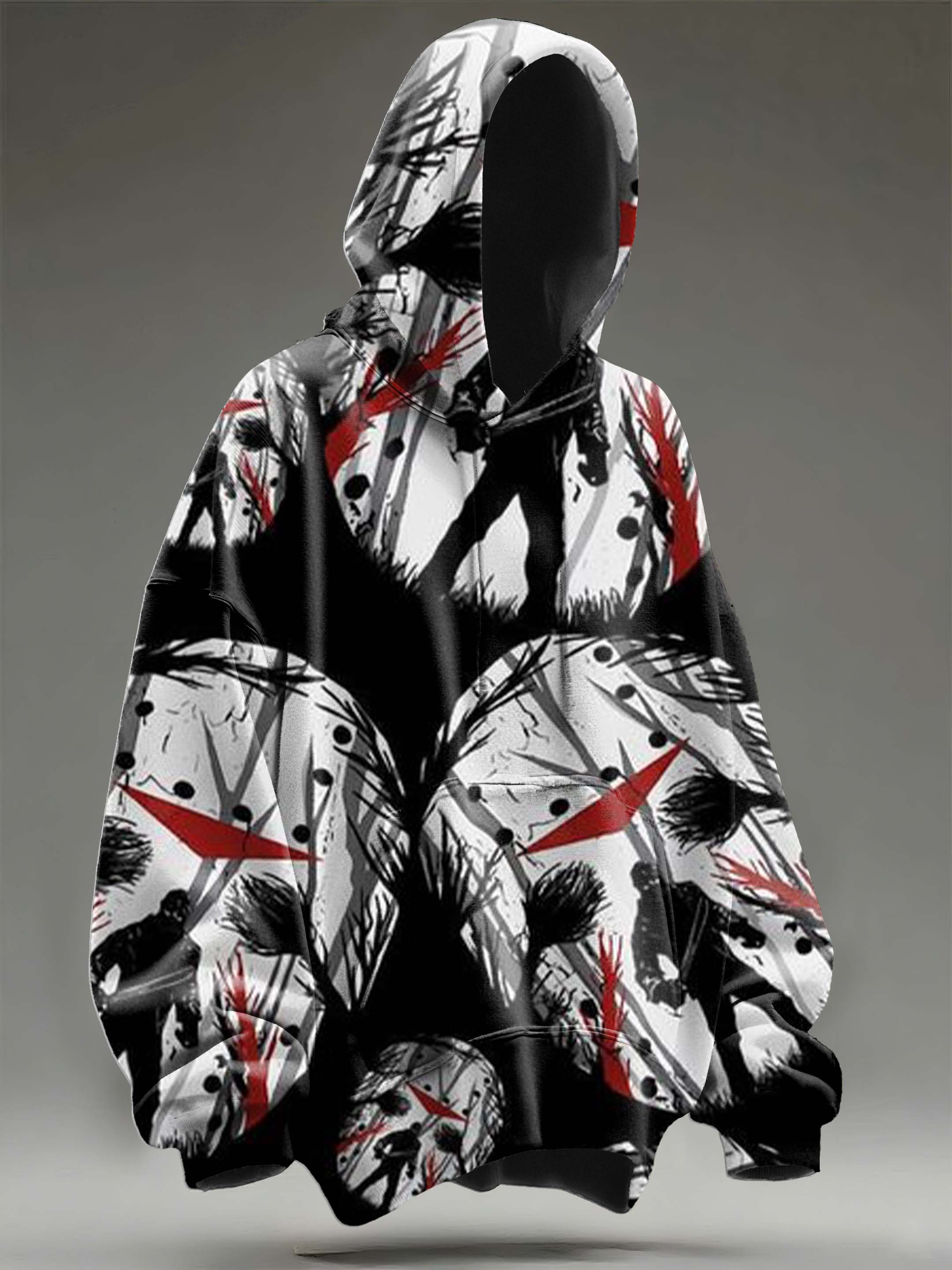 Bloody Killer Print Casual Hoodie Sweatshirt