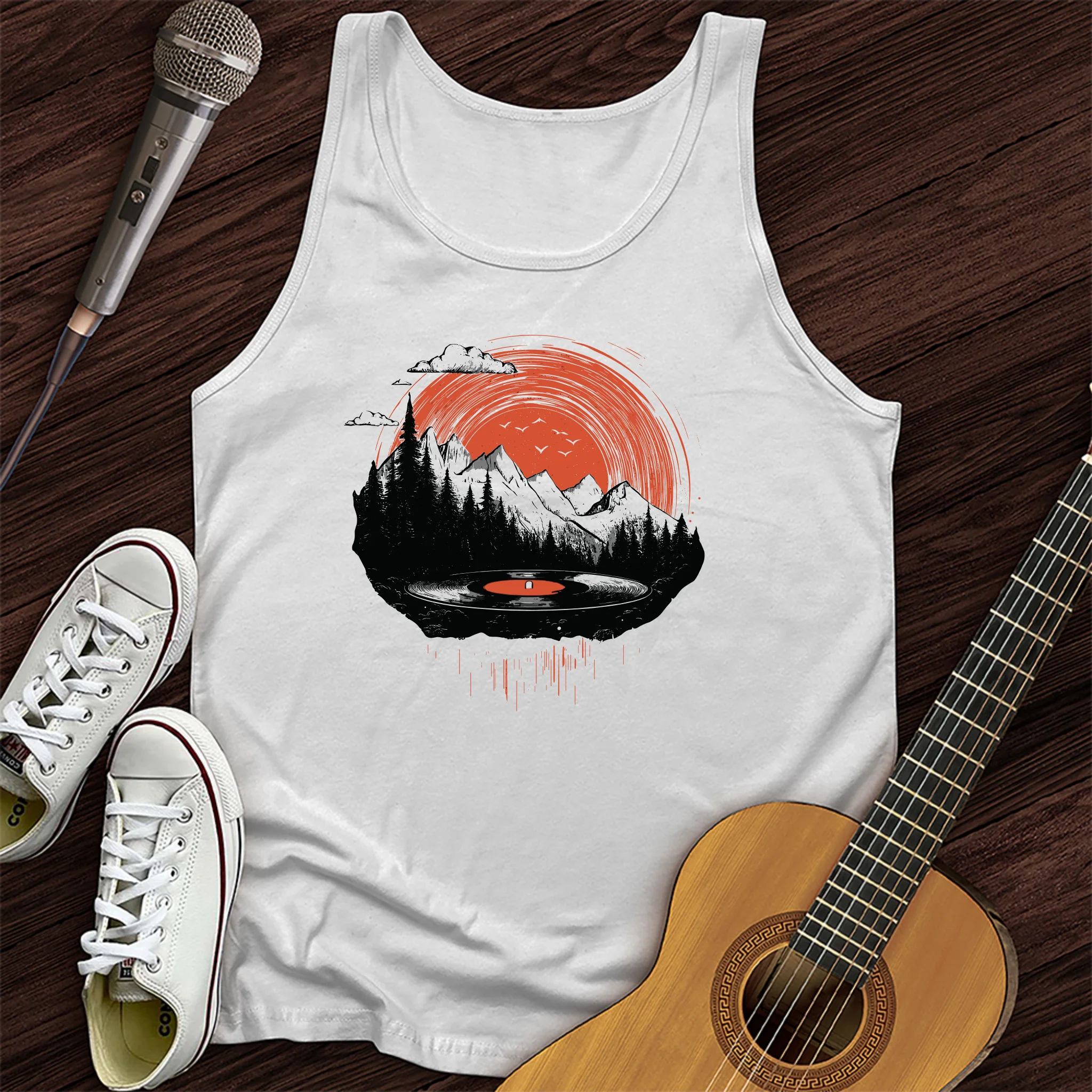 Lost In the Soundscape Unisex Tank Top