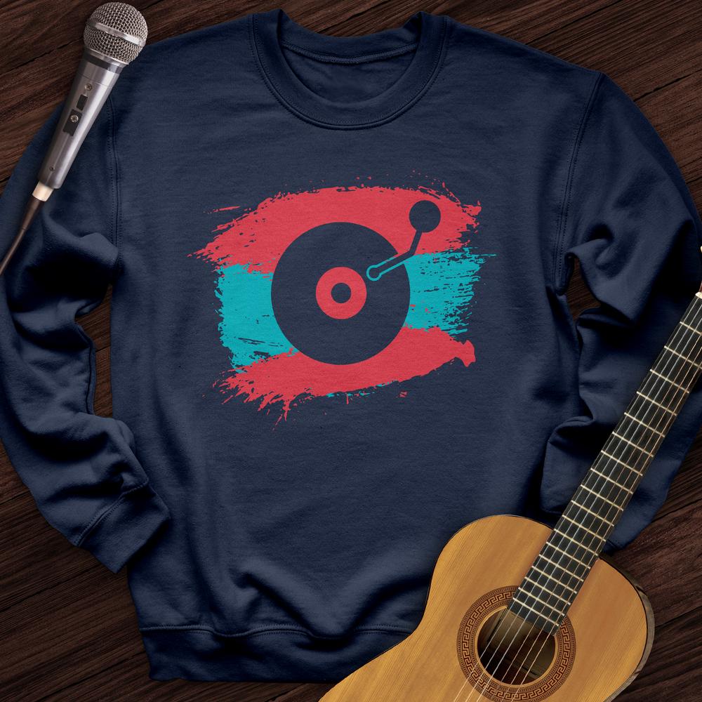 Painted Record Crewneck