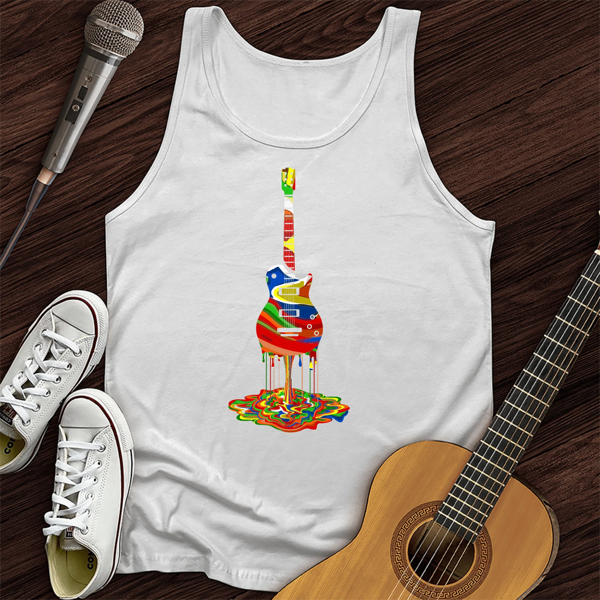 Melting Guitar Tank Top