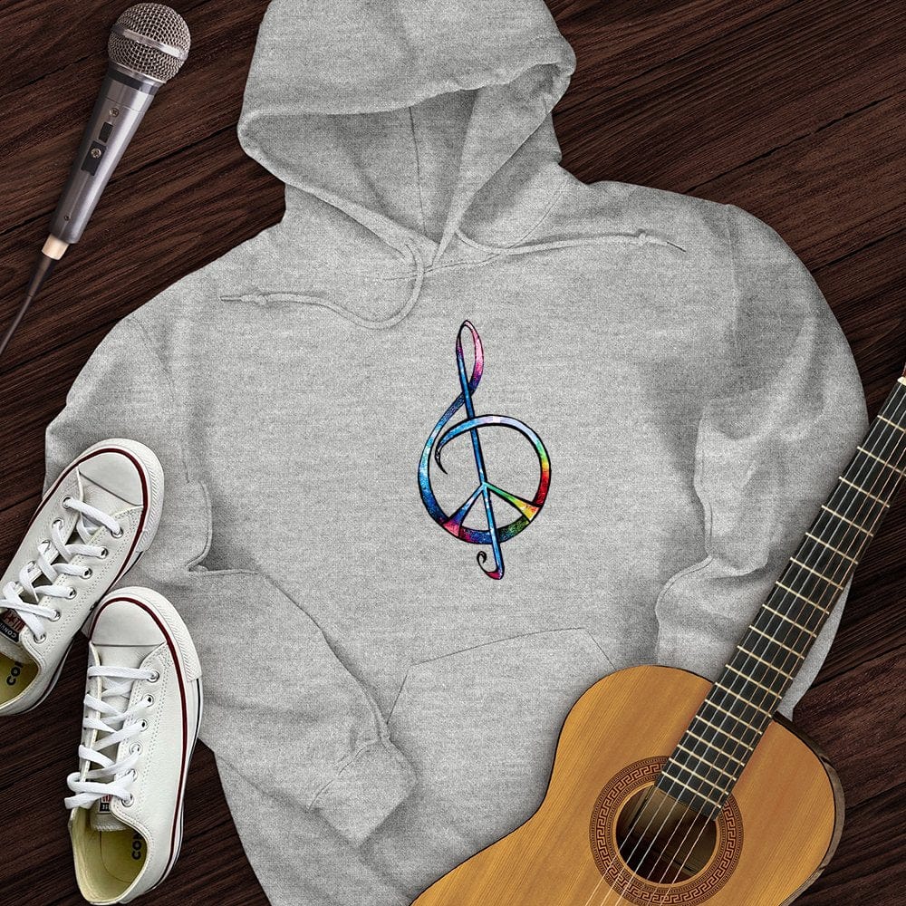 Peace Music Tie-Dye Hoodie