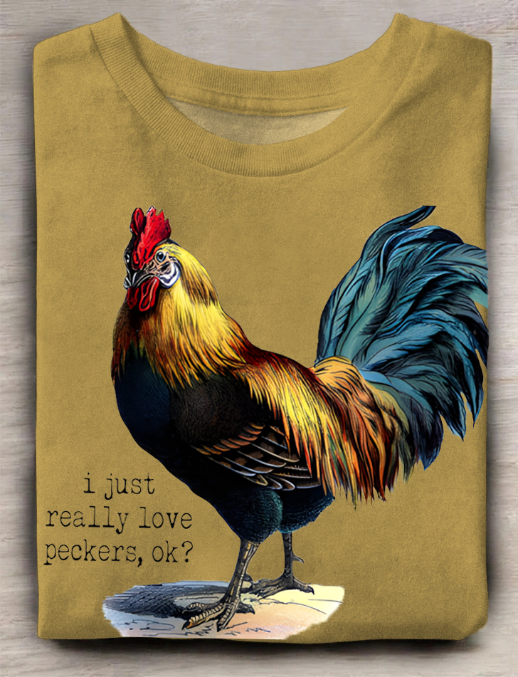 Women's Animal Print Casual Short Sleeve T-Shirt