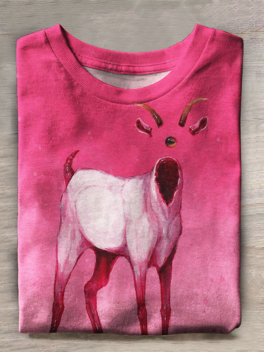 Dark Art Print Casual T-shirt