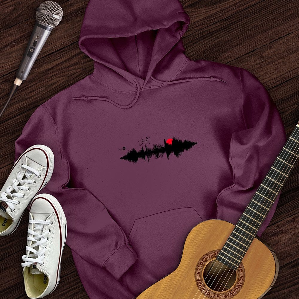 Sunset Soundwave Hoodie