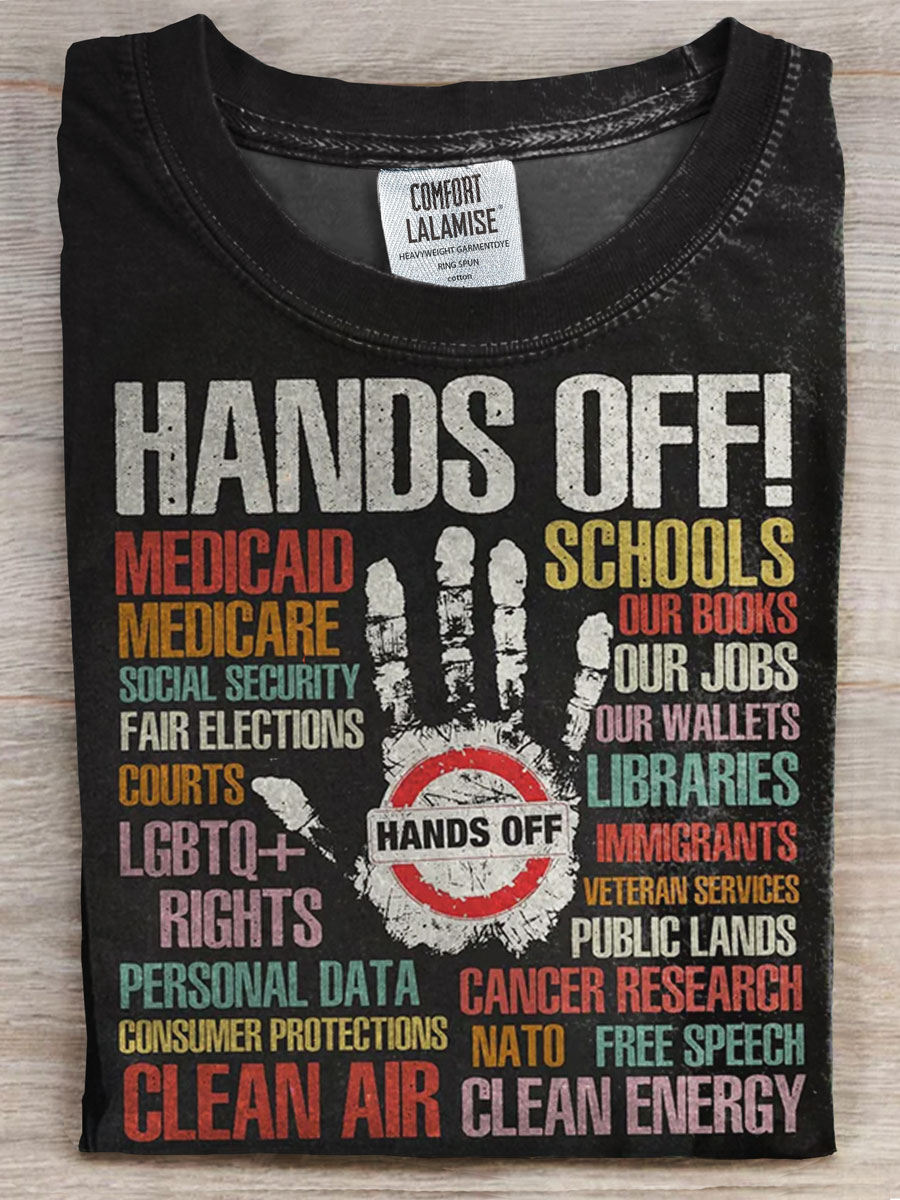 Vintage Print Casual T-shirt