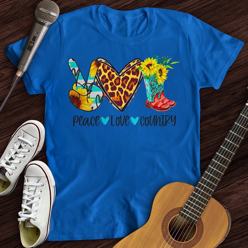Peace, Love, Country T-Shirt