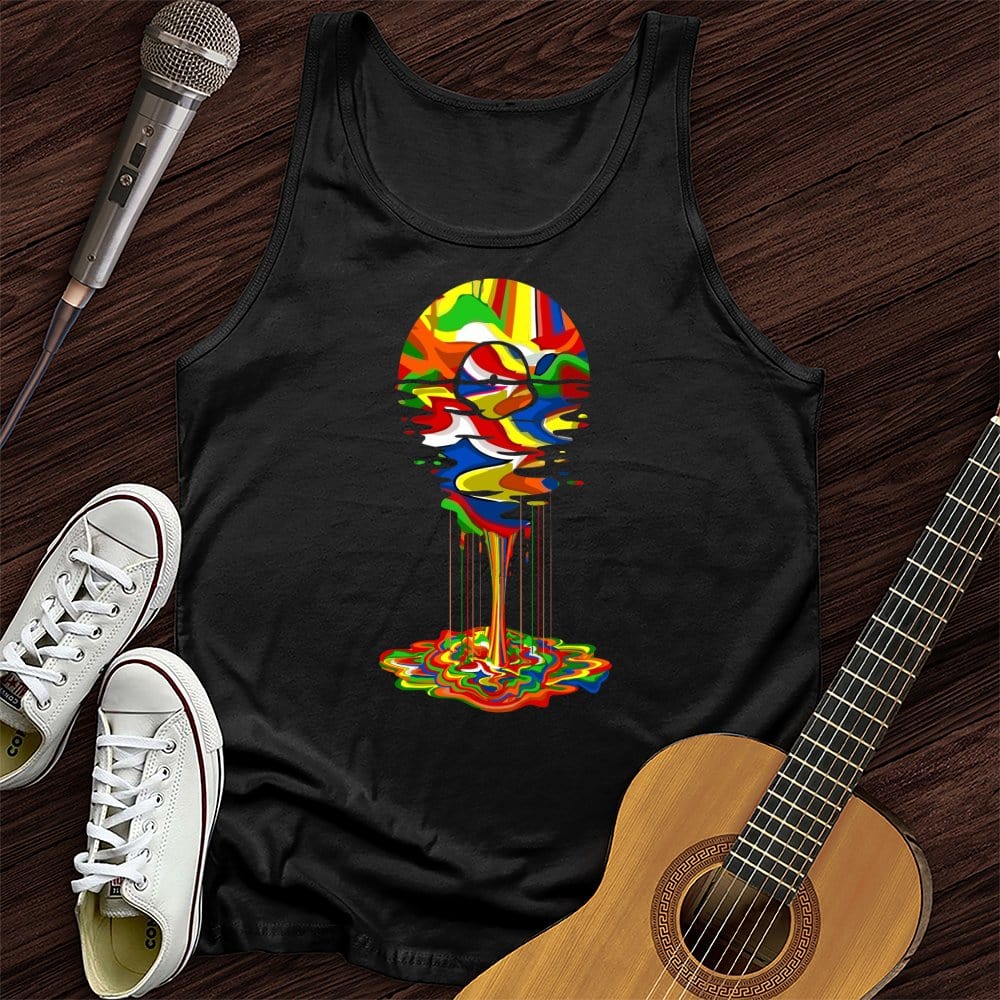 Melting Rainbow Vinyl Tank Top