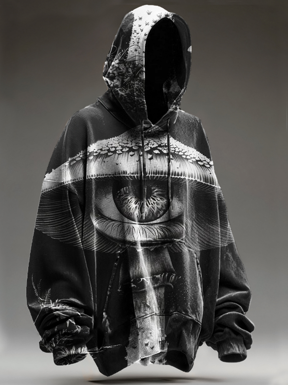 Unisex Vintage Retro Dark eye Totem  Art Print Casual Sweatshirt