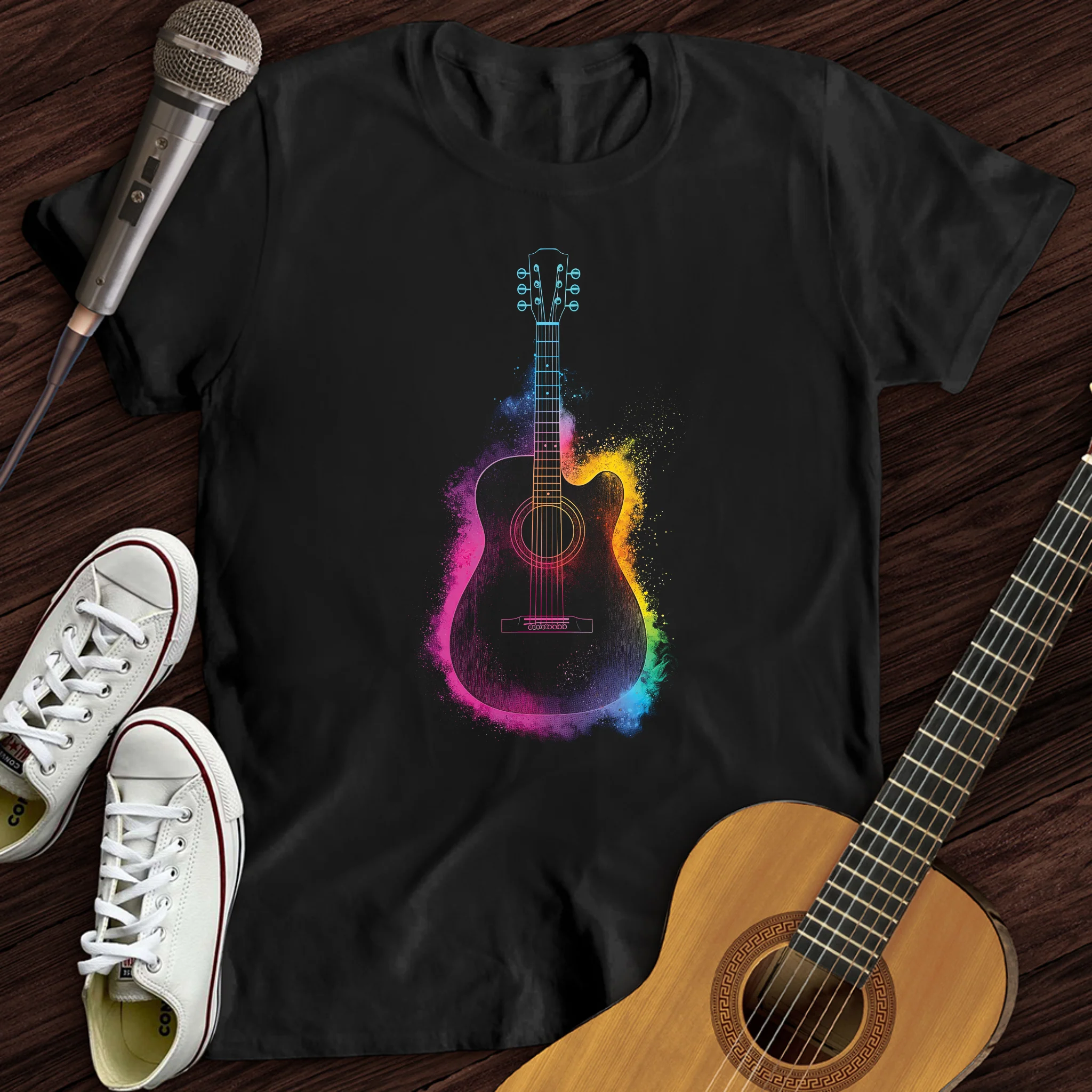 Colorburst Guitar T-Shirt