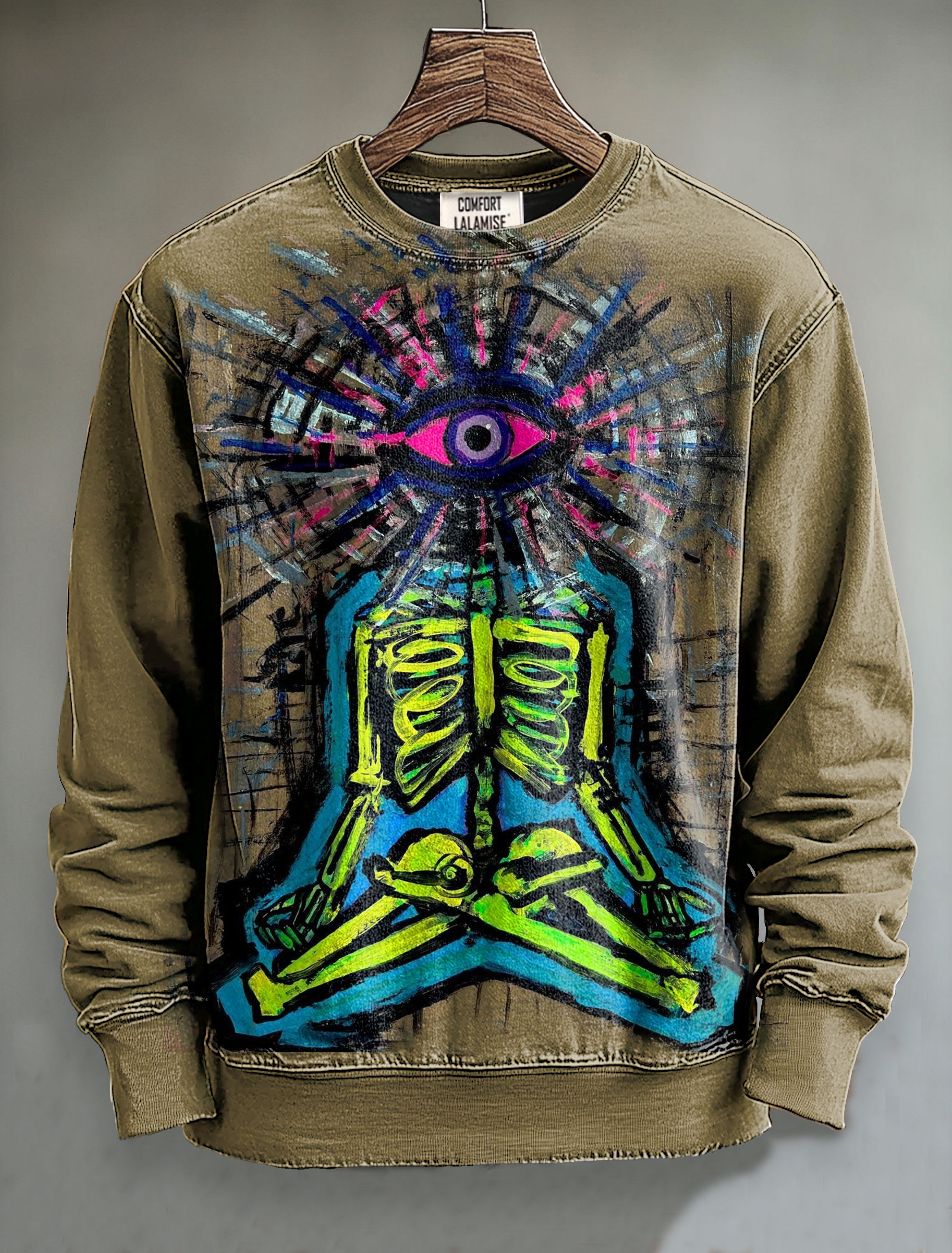 Vision Meditation Art Print Casual Sweatshirt