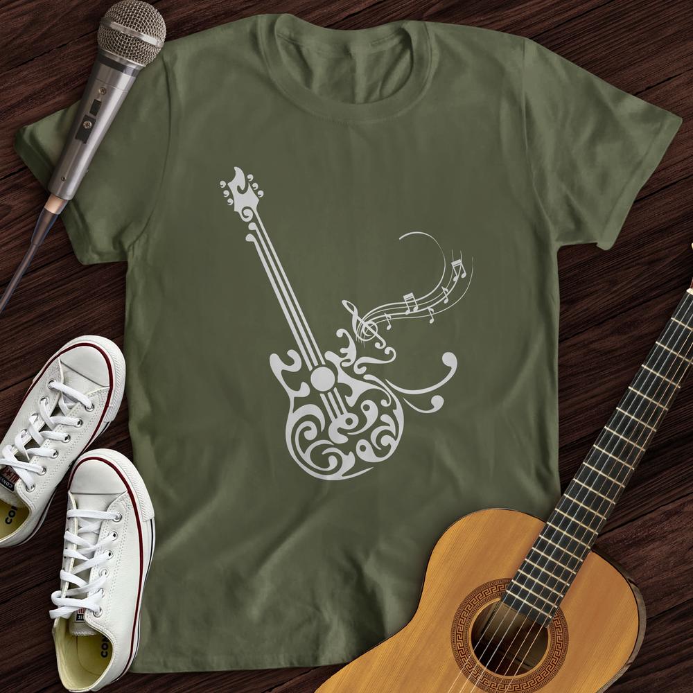 Floral Guitar T-Shirt