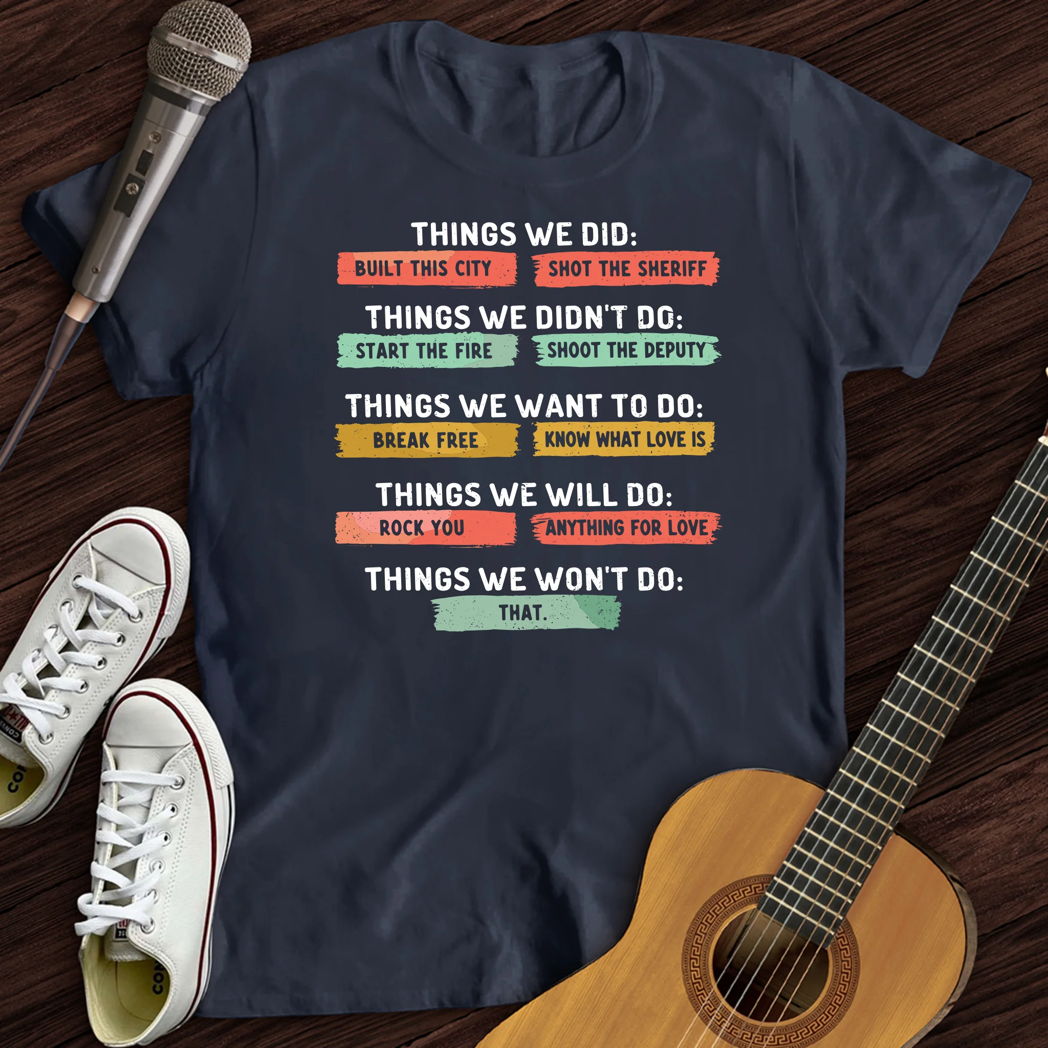 Musical Checklist T-Shirt