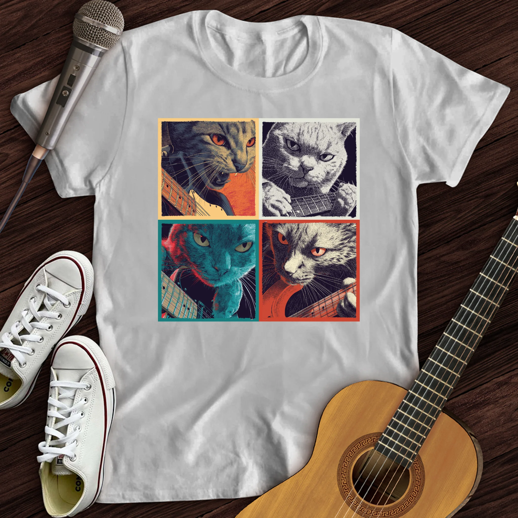 Cats With Guitars T-Shirt