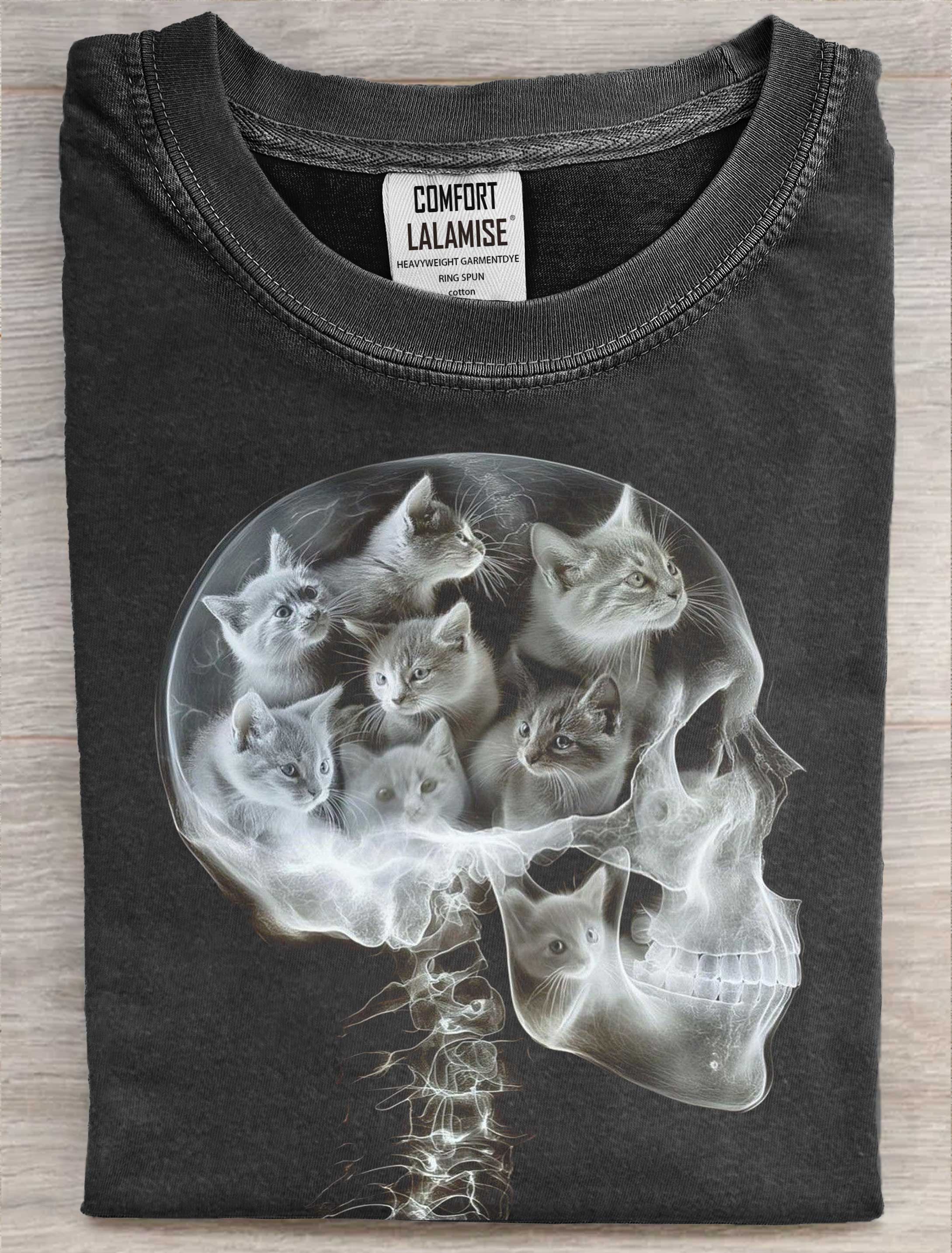 All I can think about are cats Art Print Casual Short Sleeve T-shirt