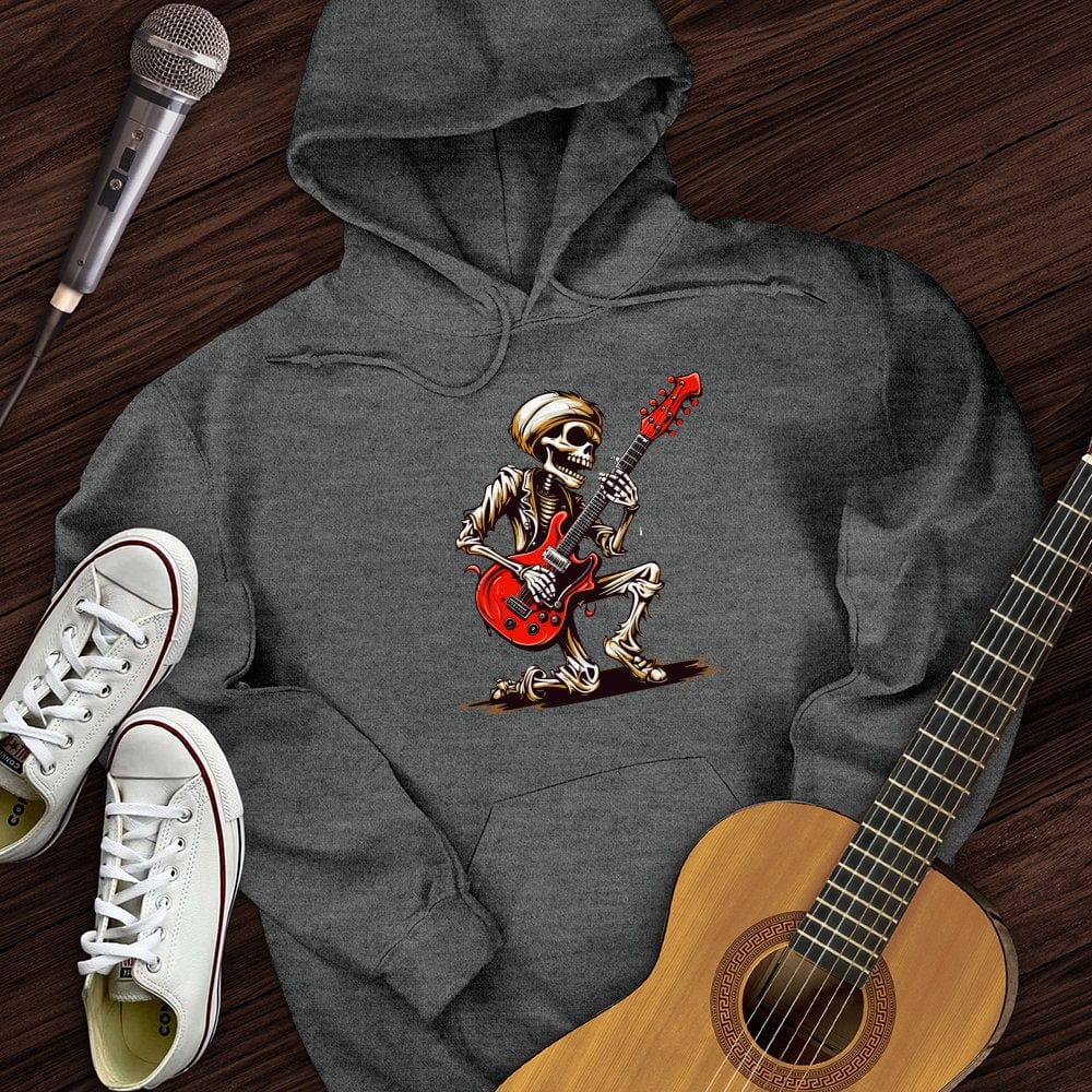 Skeleton Guitar Cartoon Hoodie