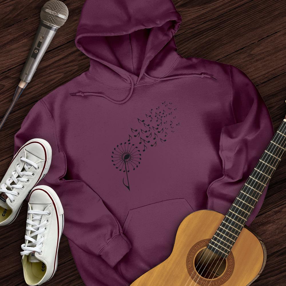 Music Note Dandelion Hoodie