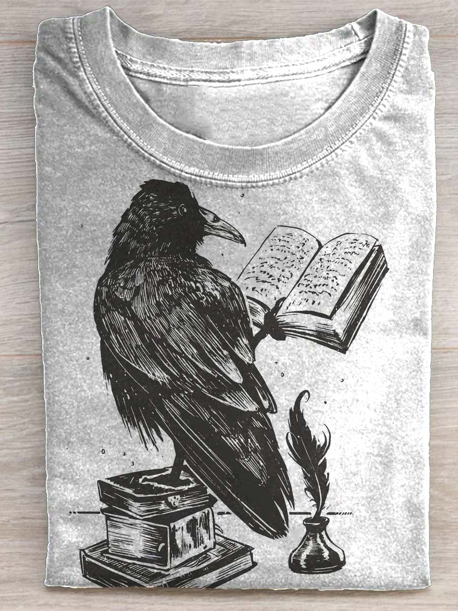 Reading Crow T-shirt
