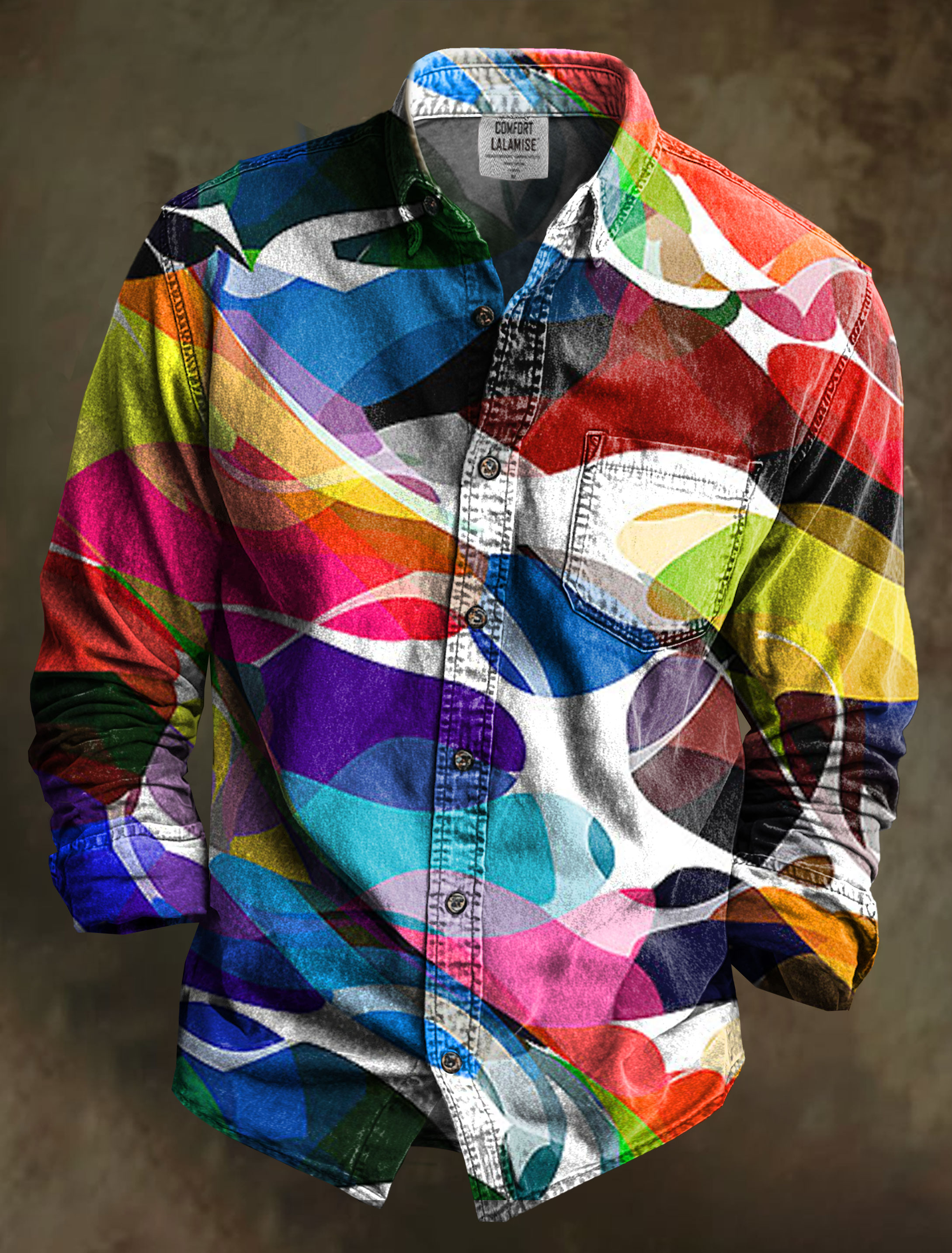 Divine Nature Art Print 100% Cotton Long Sleeve Shirt