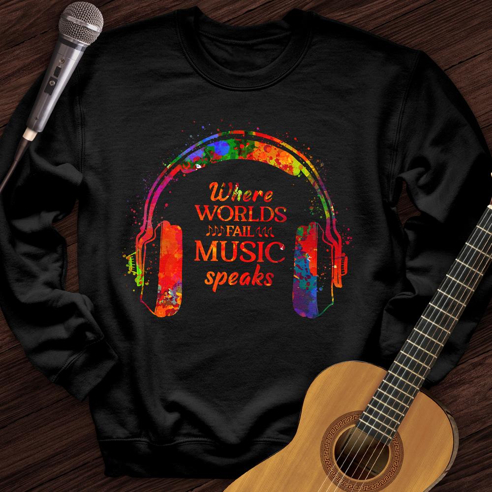 Music Speaks Crewneck
