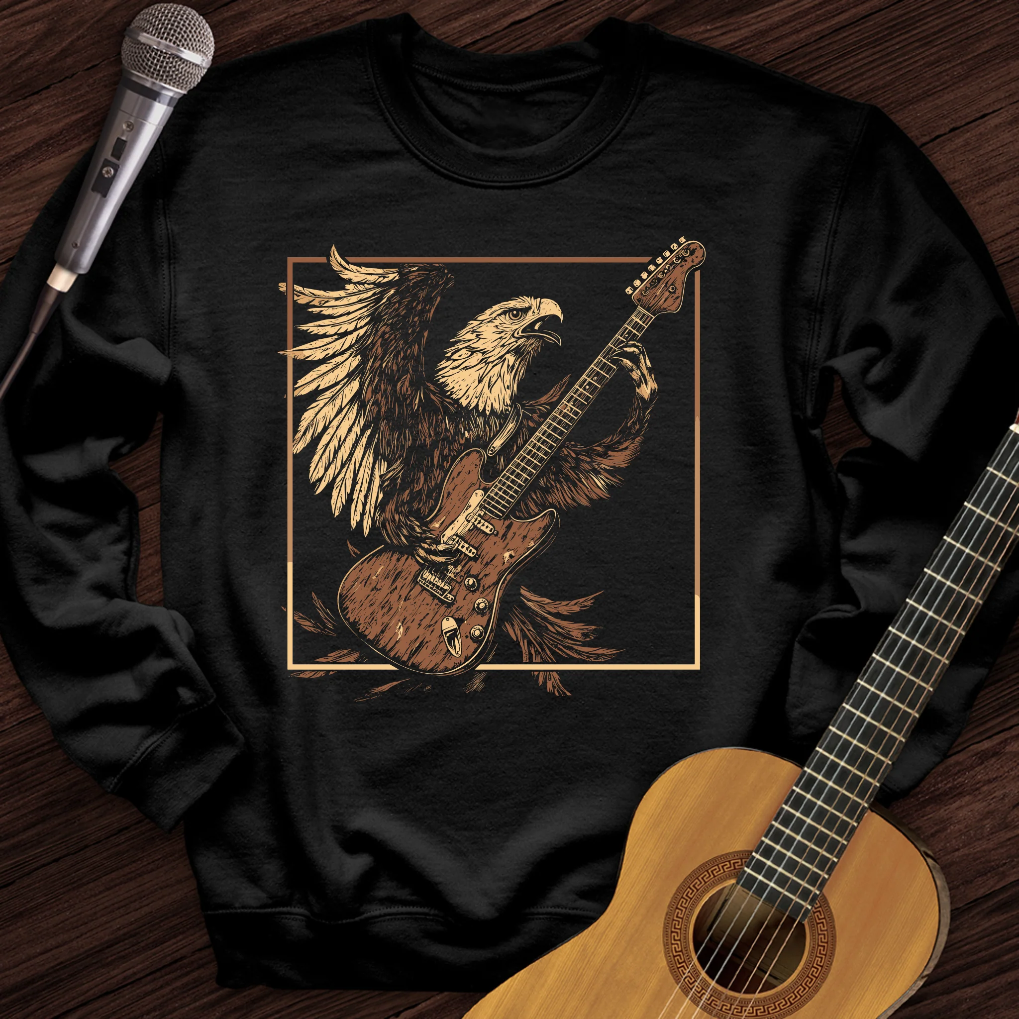 Majestic Eagle Guitar Crewneck