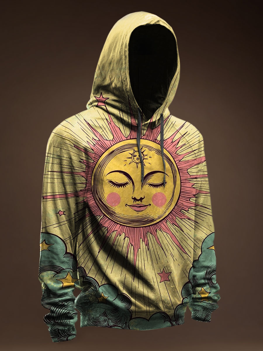 Sun Art Prints Casual Hoodie Sweatshirt