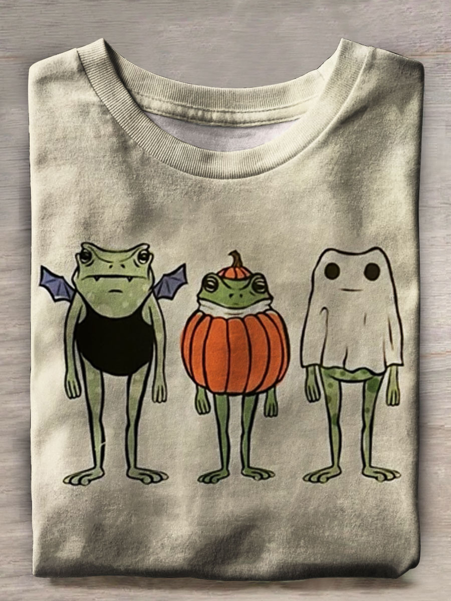 Halloween Art Print Casual T-shirt