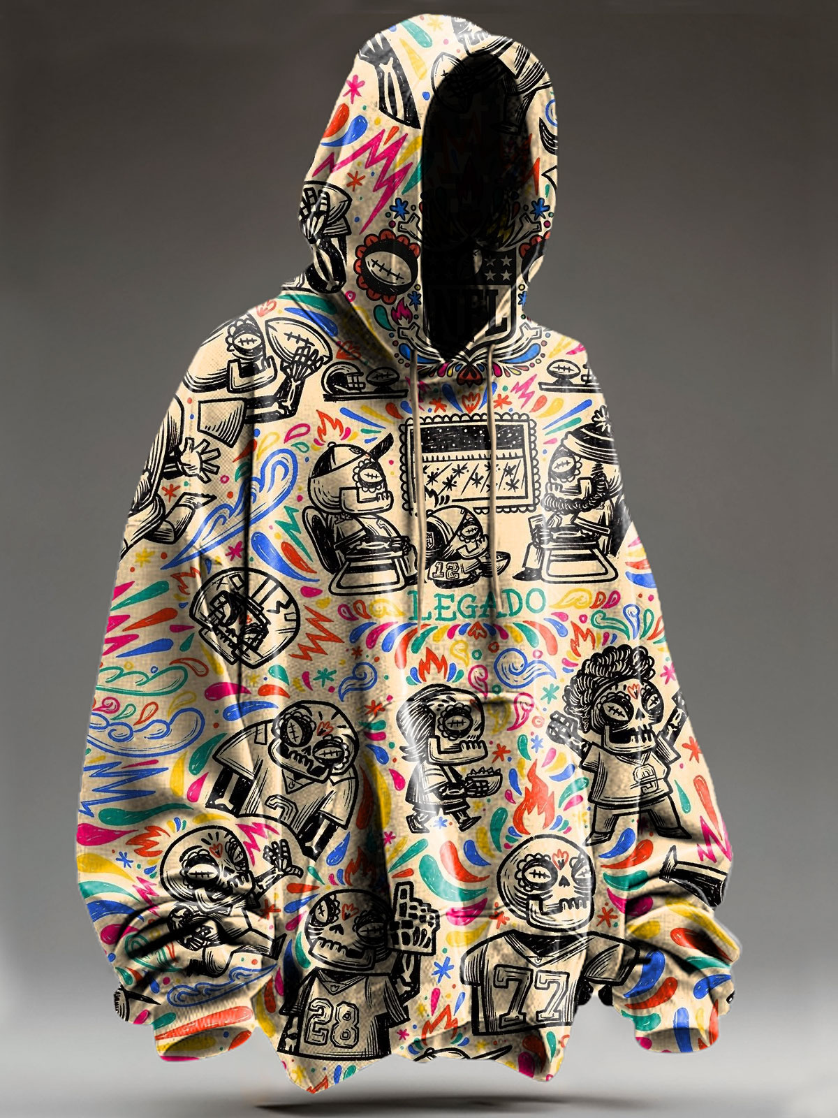 Abstrct Funny Graffiti Art Print Casual Sweatshirt